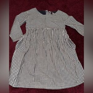 Tea collection gingham girls dress pockets size 6 youth